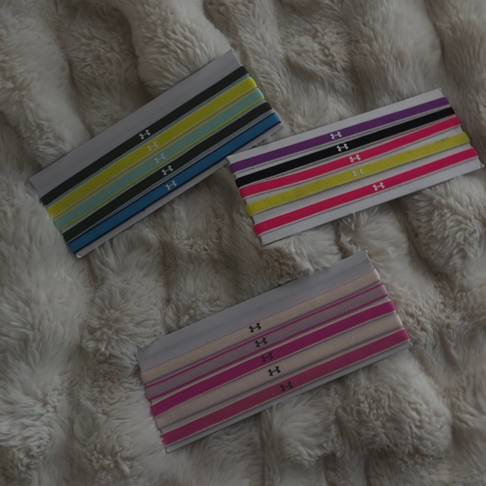 Brand new multicolor under armor head/hair bands (15)